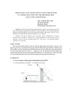 NHẬN DẠNG, XÂY DỰNG THUẬT TOÁN THÍCH NGHI TỰ CHỈNH GIÁN TIẾP CHO HỆ KHÍ ĐỘNG HỌC QUẠT GIÓ CÁNH PHẲNG doc