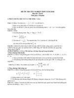 Đề ôn thi TNPT năm 2010 căn bản