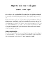 Mẹo chế biến rau củ sấy giòn tan và thơm ngon pot