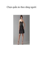 Chọn quần áo theo dáng người pps