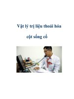 Vật lý trị liệu thoái hóa cột sống cổ ppsx