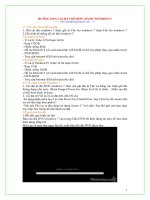 Hướng dẫn cài  Windows 7