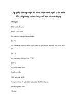 Cấp giấy chứng nhận đủ điều kiện hành nghề y tư nhân đối với phòng khám chuyên khoa tai-mũi-họng ppt