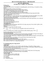 Đề cương ôn tập Vật lý 11 - Quang hình