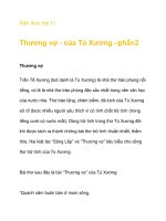 Kiến thức lớp 11 Thương vợ - của Tú Xương –phần2 ppsx