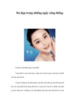 Da đẹp trong những ngày căng thẳng pot