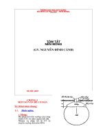 Tóm tắt nền móng pot