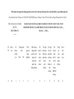 Mẫu danh sách người lao động nghỉ hưu trước tuổi và dự toán kinh phí chi trả tại thời điểm có quyết định nghỉ việc potx