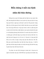 Biến chứng ở mắt của bệnh nhân đái tháo đường pdf