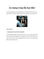 Ấn tượng trong lần hẹn đầu! docx