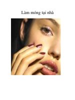 Làm móng tại nhà ppt