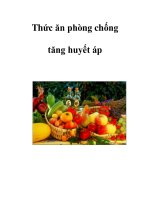 Thức ăn phòng chống tăng huyết áp docx
