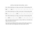 ĐỀ ÔN LUYỆN HSG TOÁN LỚP BA ( ĐỀ 4)