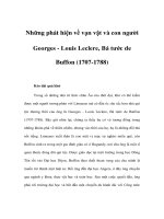 Georges - Louis Leclere, Bá tước de Buffon (1707-1788) doc