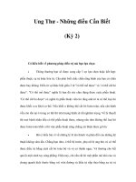 Ung Thư - Những điều Cần Biết (Kỳ 2) pot