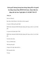 Giải quyết hưởng lương hưu hàng tháng đối với người lao động đang đóng BHXH bắt buộc, thuộc diện lao động dôi dư theo Nghị định số 110/2007/NĐ-CP pdf