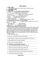 revision English 7- term1