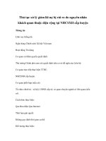 Thủ tục xử lý giảm lãi nợ bị rủi ro do nguyên nhân khách quan thuộc diện rộng tại NHCSXH cấp huyện pdf