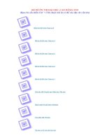 BỘ ĐỀ ÔN THI ĐẠI HỌC, cao dang 2010.doc