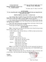 QĐ công nhận giải cuộc thi Violympic