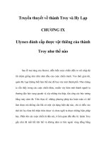 Truyền thuyết về thành Troy và Hy Lạp - CHƯƠNG IX ppsx