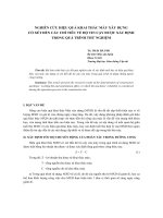 NGHIÊN CỨU HIỆU QUẢ KHAI THÁC MÁY XÂY DỰNG CÓ XÉT ĐẾN CÁC CHỈ TIÊU VỀ ĐỘ ppsx