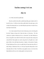 Sacôm xương ở trẻ em (Kỳ 4) potx