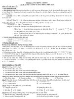 ĐẠI CƯƠNG VỀ DAO ĐỘNG ĐIỀU HÒA