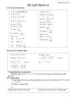 Công thức Toán đại số 12 pot