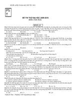 ĐỀ LUYỆN  THI ĐH CẤP TỐC 2010 (34)