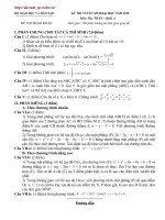 Đề&HD Toán ĐH 2010 số 32