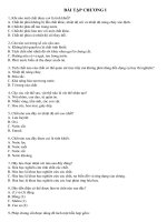 Bài tập trắc nghiệm Hóa học 8