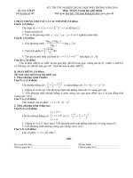 ĐỀ ÔN THI TN 2010 - ĐỀ SỐ 7