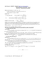 Đề thi thử ĐH lần 4 môn toán chuyến Lý KHTN 2010