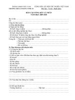 Báo cáo tổng kết cá nhân 2010