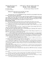 Công văn nộp HS Thi đua khen thưởng