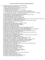 BÀI TAP ÔN THI VÀO 10