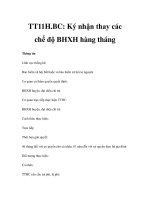 TT11H.BC: Ký nhận thay các chế độ BHXH hàng tháng pptx