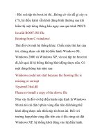 Lỗi NTLDR is missing và cách khắc phục- P2 pps