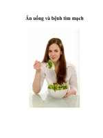 Ăn uống và bệnh tim mạch docx