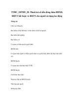 TTHC_18/THU_H: Thoái trả số tiền đóng thừa BHXH, BHYT bắt buộc và BHTN cho người sử dụng lao động potx