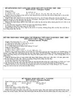 BỘ DE THI CHON HS GIỎI LỚP 5