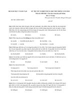 DE THI TOT NGHIEP MON HOA (HOT)2010