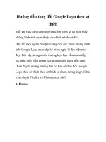 Hướng dẫn thay đổi Google Logo theo sở thích ppsx