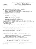 Đề thi thử TNTHPT môn Toán Năm 2010 (Đề số 7)