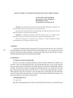 BÀN VỀ MỘT VÀI PHƯƠNG PHÁP DỰ BÁO THÍCH NGHI pot