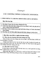 Giáo trình điều dưỡng nhi khoa (Chương 8) ppt