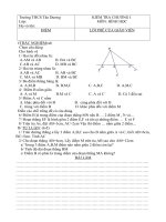 ĐỀ KT HÌNH 6(MỚI) Đ2