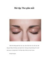 Bài tập Thư giãn mắt ppsx