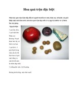Hoa quả trộn đặc biệt pptx
